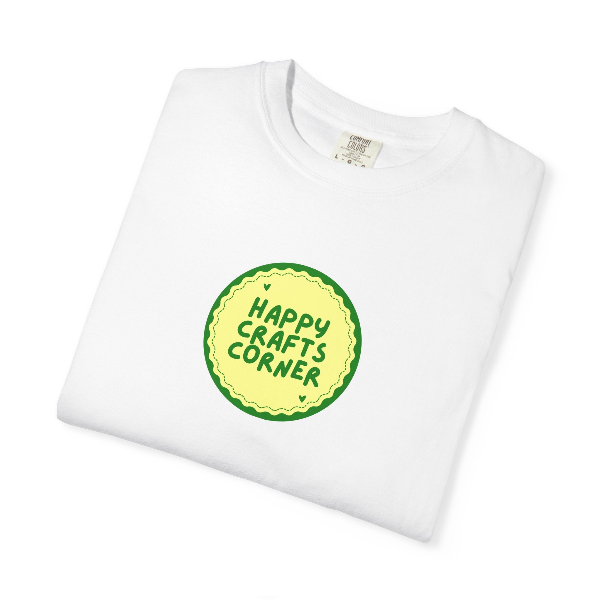 Happy Crafts Corner Casual Graphic T-Shirt Apparel
