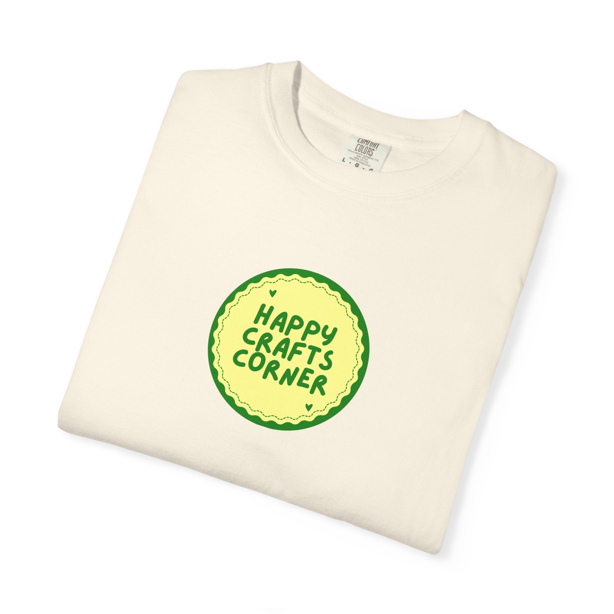Happy Crafts Corner Casual Graphic T-Shirt Apparel