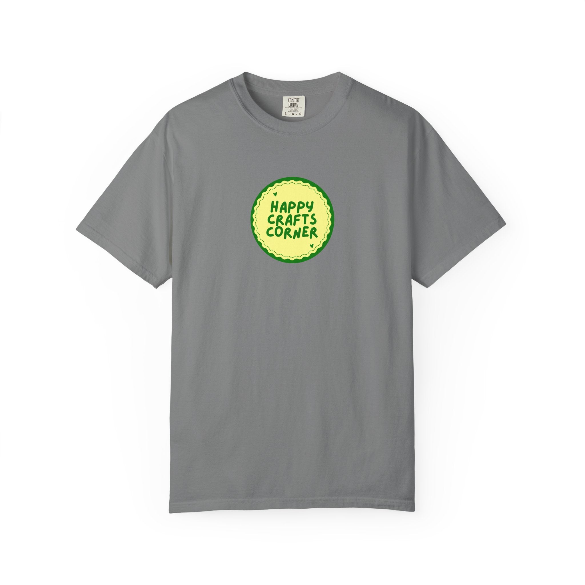 Happy Crafts Corner Casual Graphic T-Shirt Apparel