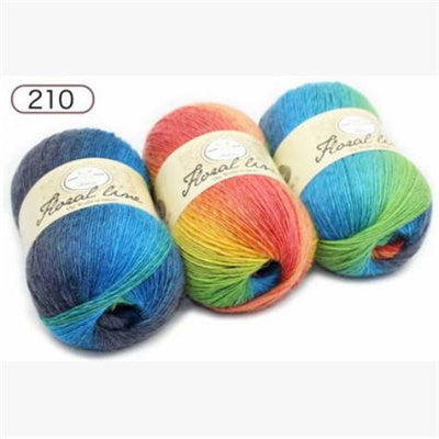 Rainbow Ball of Yarn for Knitting Crafts