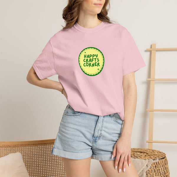 Happy Crafts Corner Casual Graphic T-Shirt Apparel