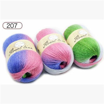 Rainbow Ball of Yarn for Knitting Crafts
