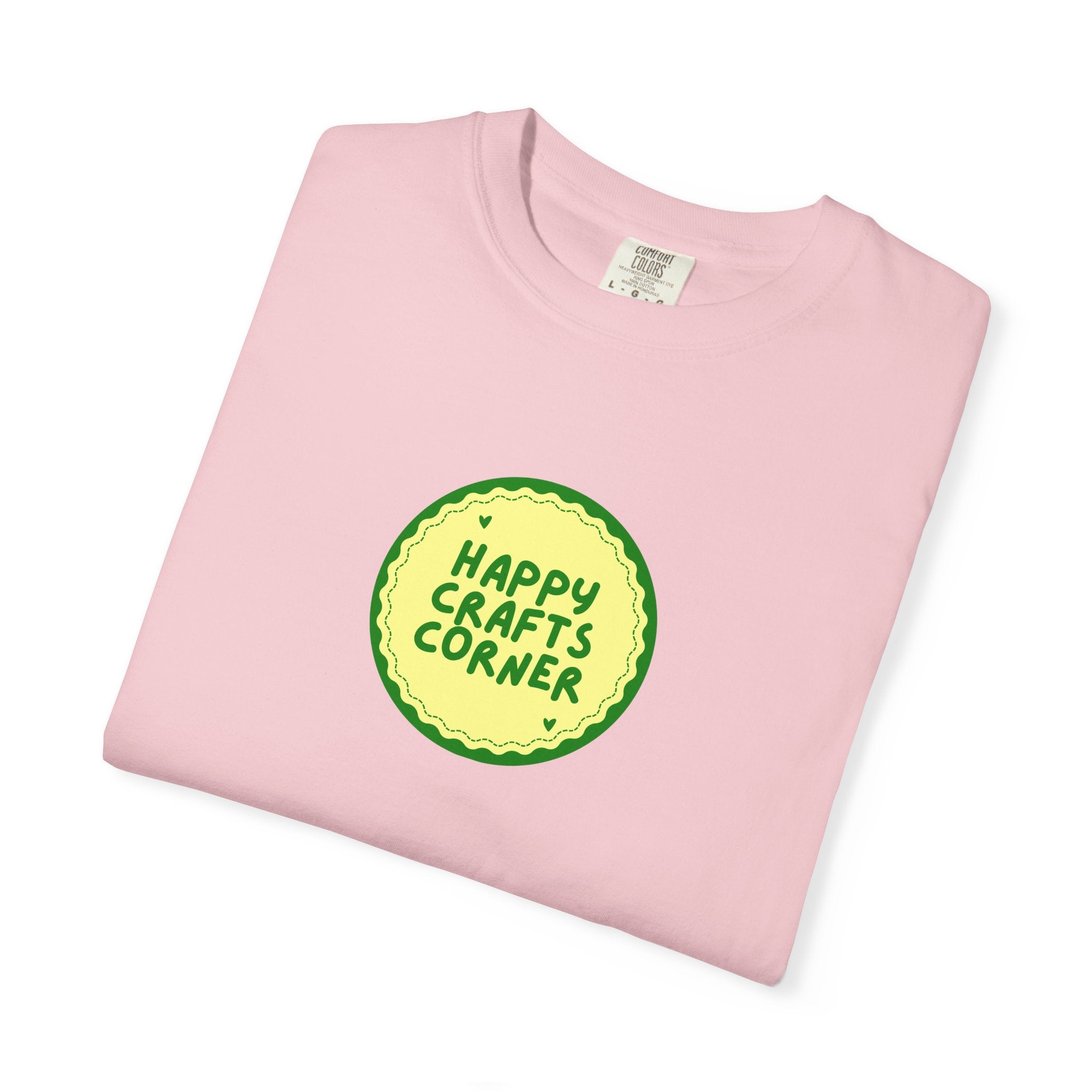 Happy Crafts Corner Casual Graphic T-Shirt Apparel