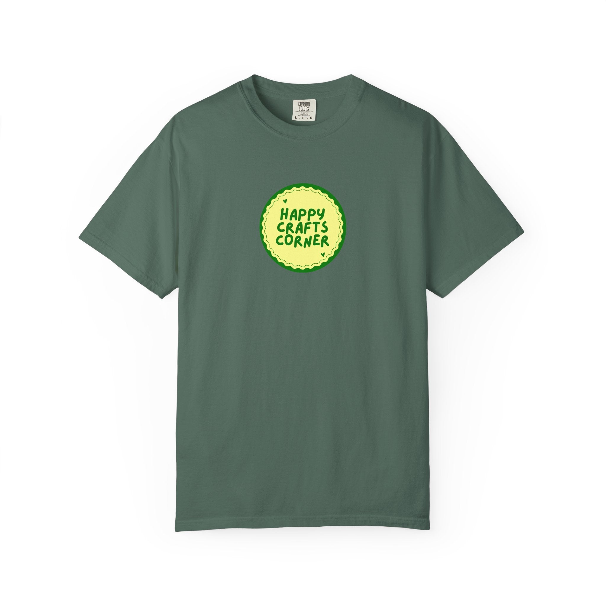 Happy Crafts Corner Casual Graphic T-Shirt Apparel