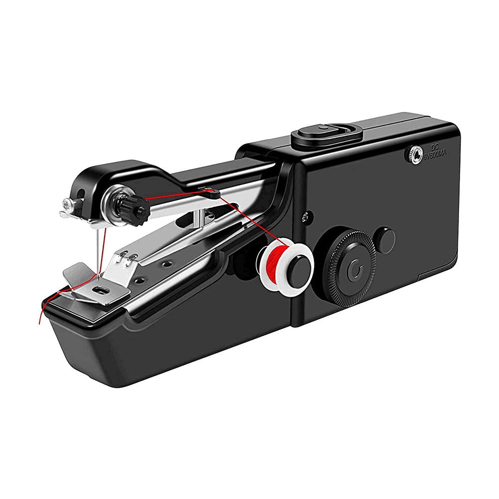 Handheld Electric Sewing Machine Set Black Portable