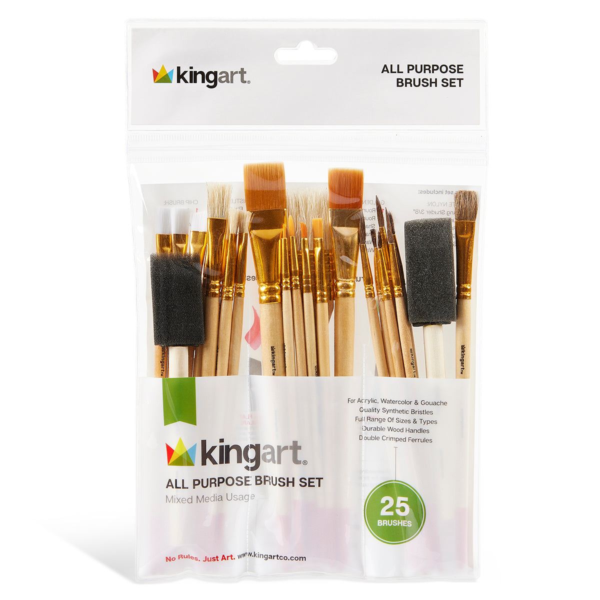Studio Value Pack 25-Piece Art Brush Set
