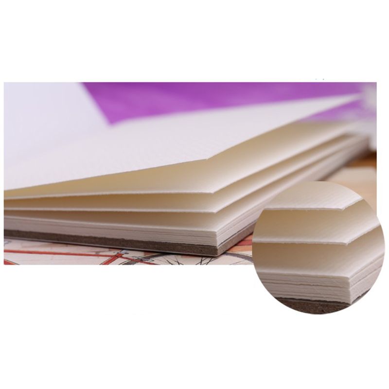 12-Sheet A5 A6 Watercolor Sketchbook Drawing Paper