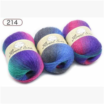 Rainbow Ball of Yarn for Knitting Crafts