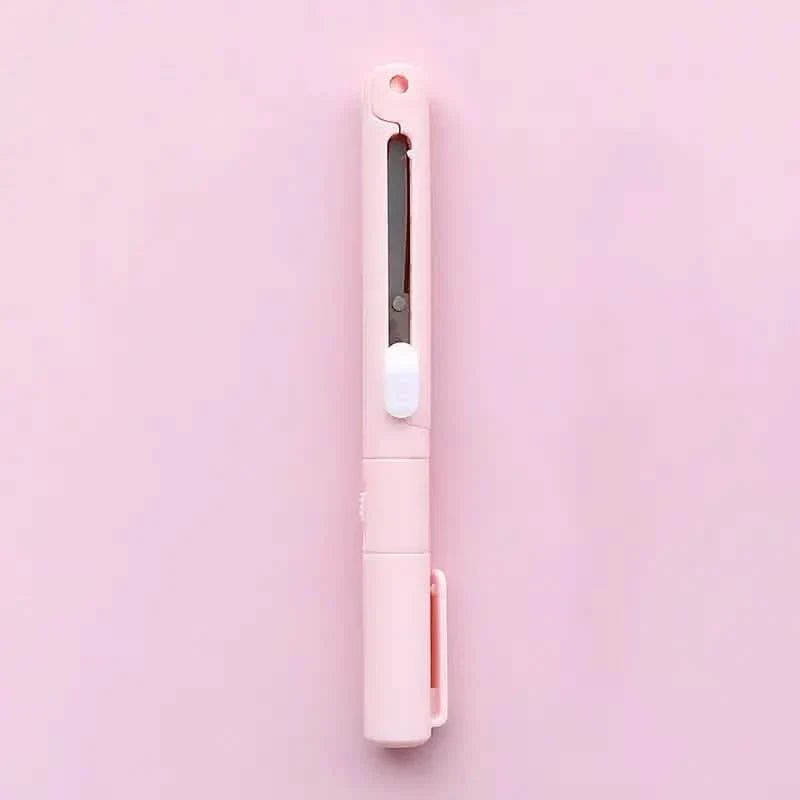 3-Pack 2-in-1 Pen Style Scissors Paper Cutters