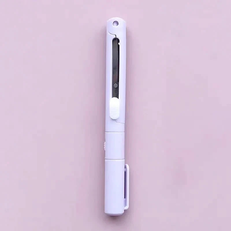 3-Pack 2-in-1 Pen Style Scissors Paper Cutters