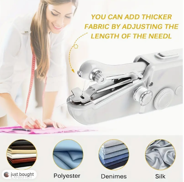 Portable Handheld Sewing Machine Quick Stitching Tool