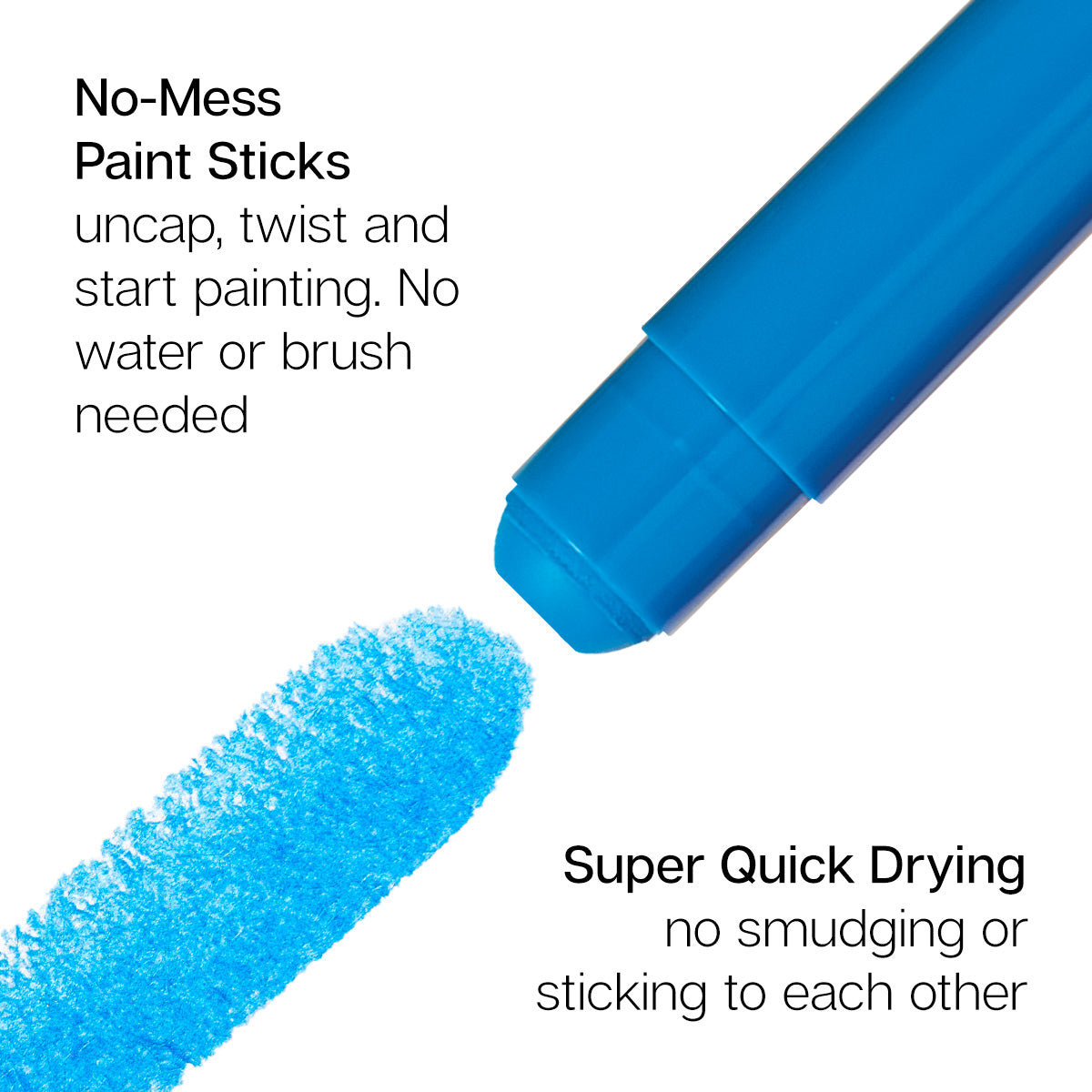 60-Color Tempera Paint Sticks for Creative Art Projects