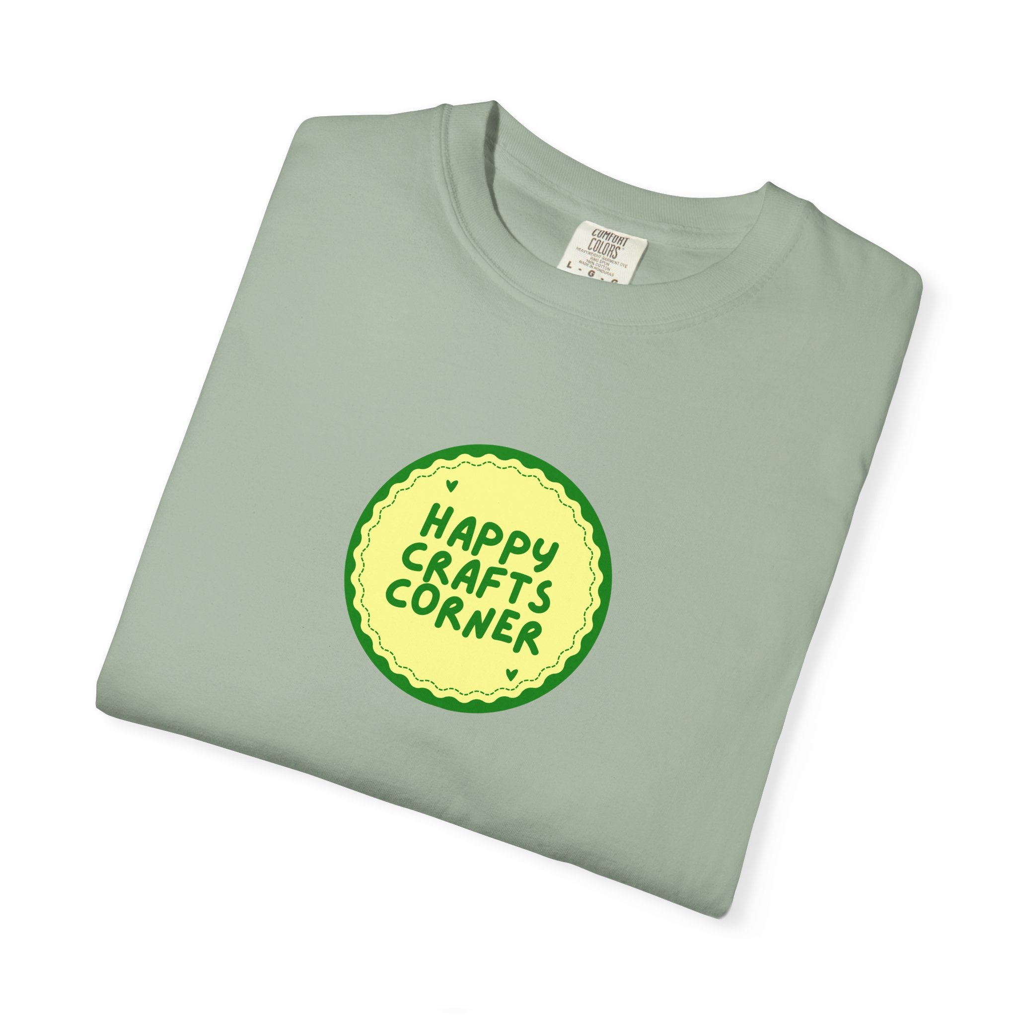 Happy Crafts Corner Casual Graphic T-Shirt Apparel