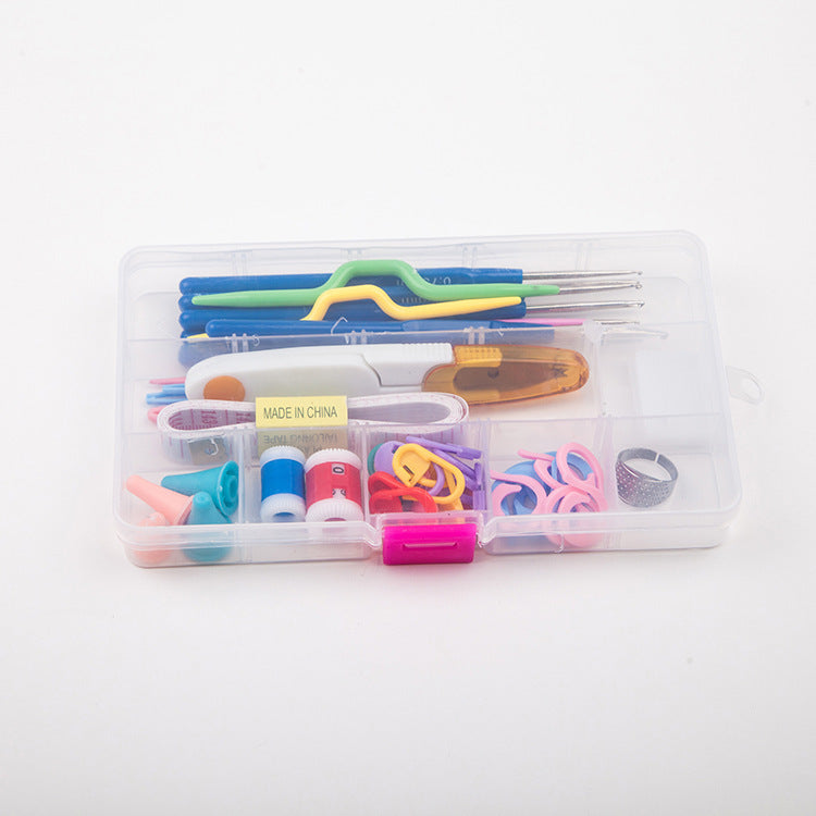 Complete Crochet Tool Set with Yarn Needles Bag
