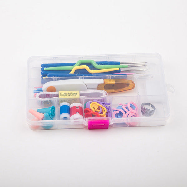 Complete Crochet Tool Set with Yarn Needles Bag