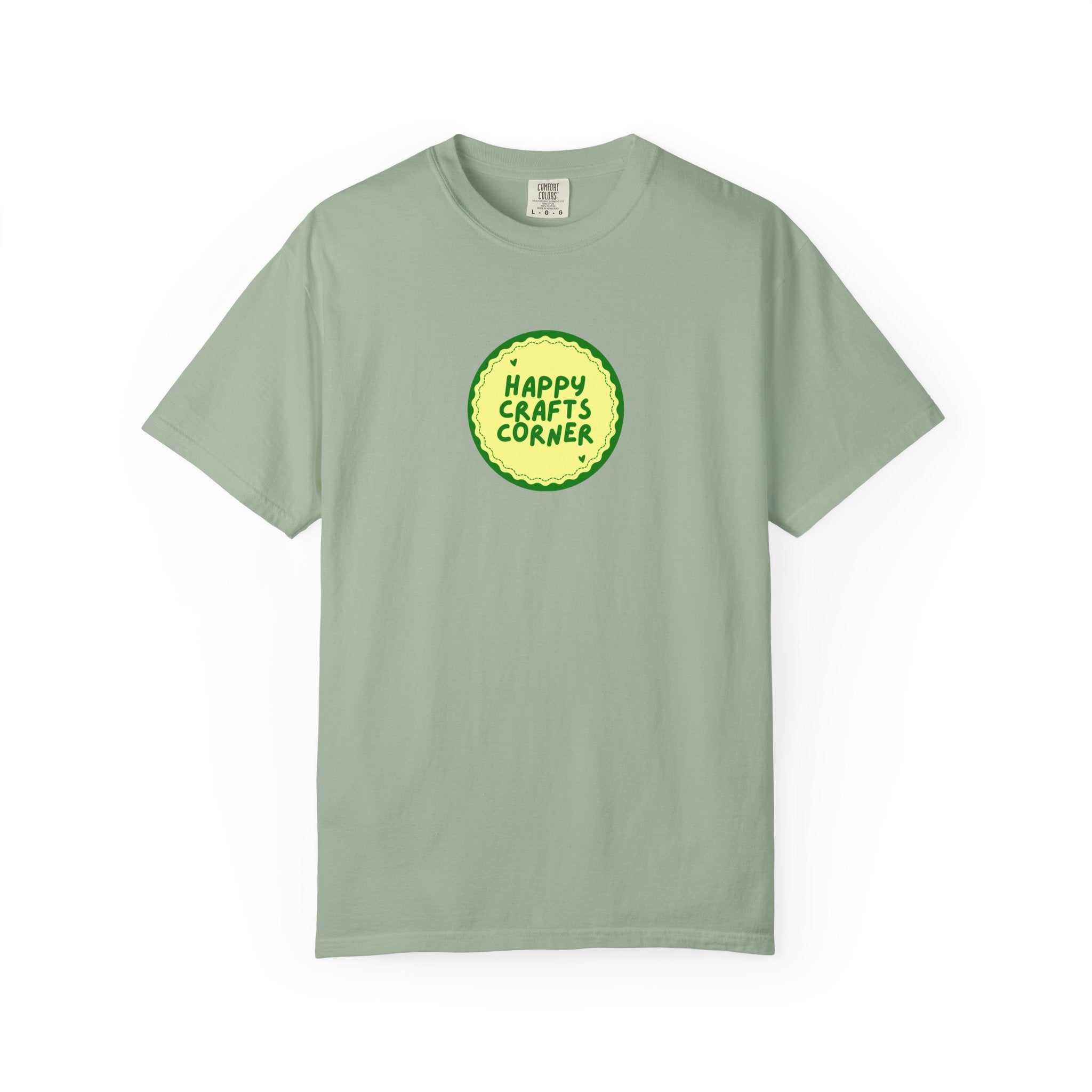 Happy Crafts Corner Casual Graphic T-Shirt Apparel