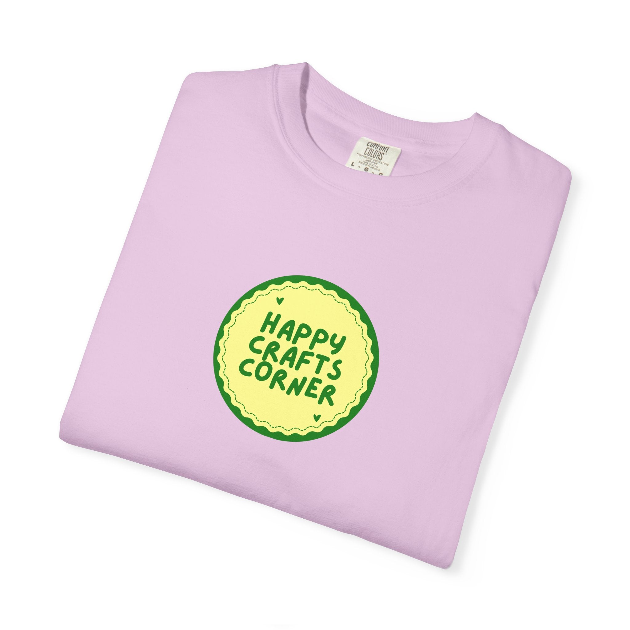 Happy Crafts Corner Casual Graphic T-Shirt Apparel
