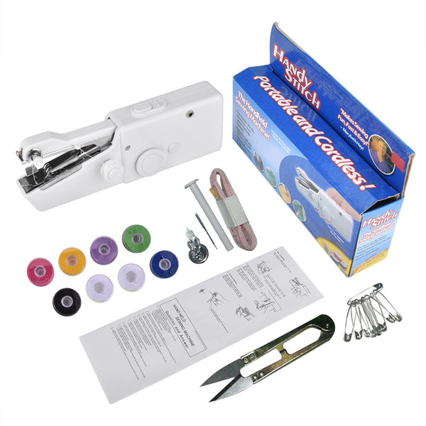 Handheld Electric Sewing Machine Set Black Portable