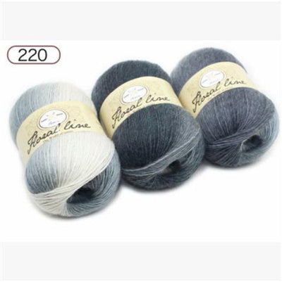 Rainbow Ball of Yarn for Knitting Crafts