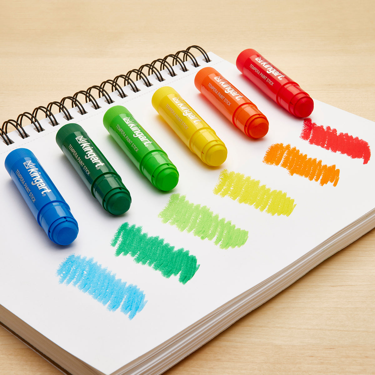 60-Color Tempera Paint Sticks for Creative Art Projects
