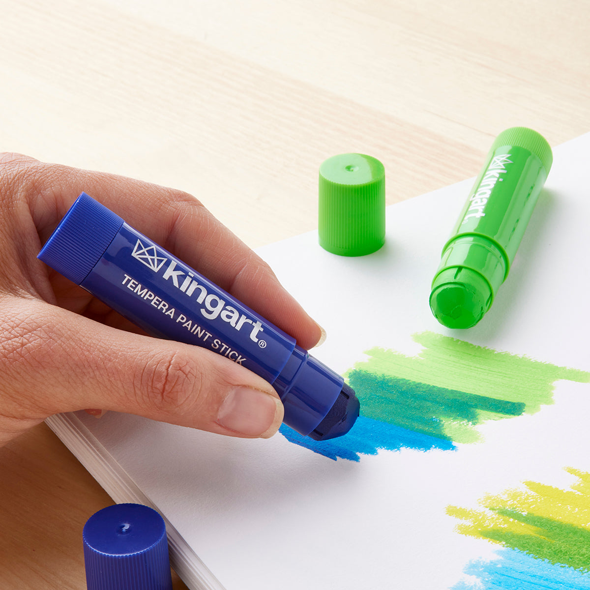 60-Color Tempera Paint Sticks for Creative Art Projects