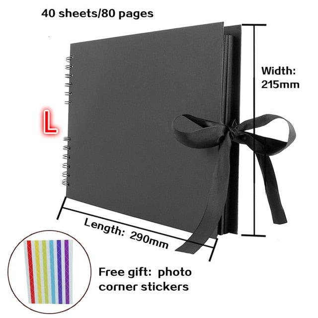 Photo Album Scrapbook 60/80 Pages Memory Craft Album