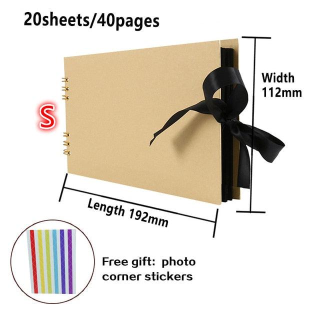 Photo Album Scrapbook 60/80 Pages Memory Craft Album