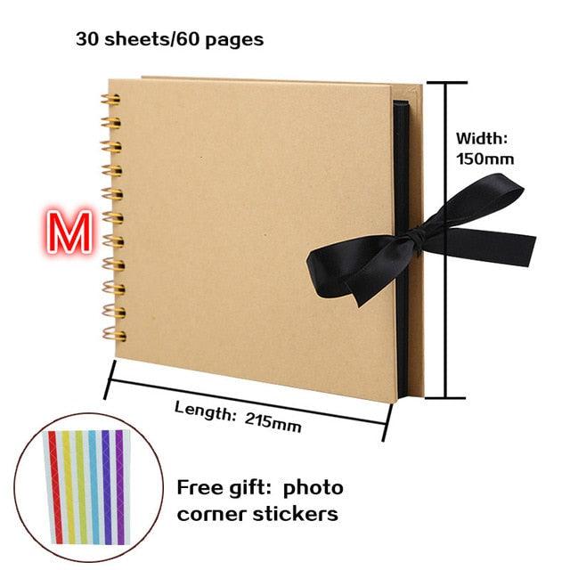 Photo Album Scrapbook 60/80 Pages Memory Craft Album