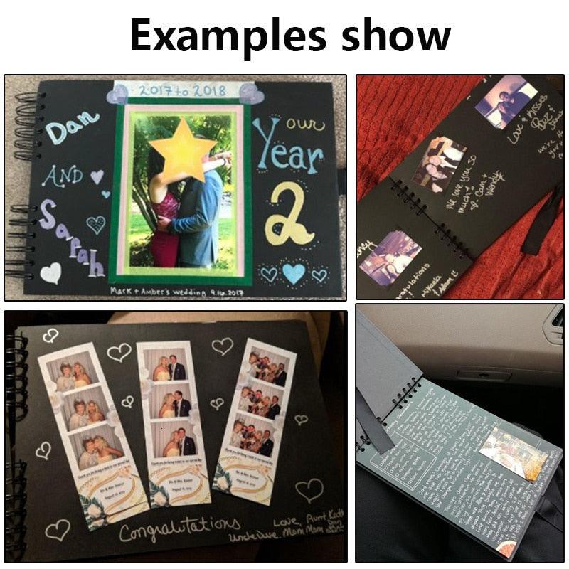 Photo Album Scrapbook 60/80 Pages Memory Craft Album