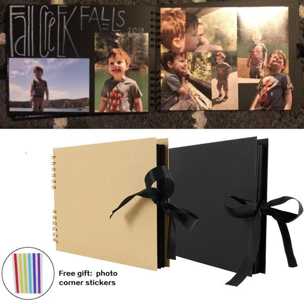 Photo Album Scrapbook 60/80 Pages Memory Craft Album