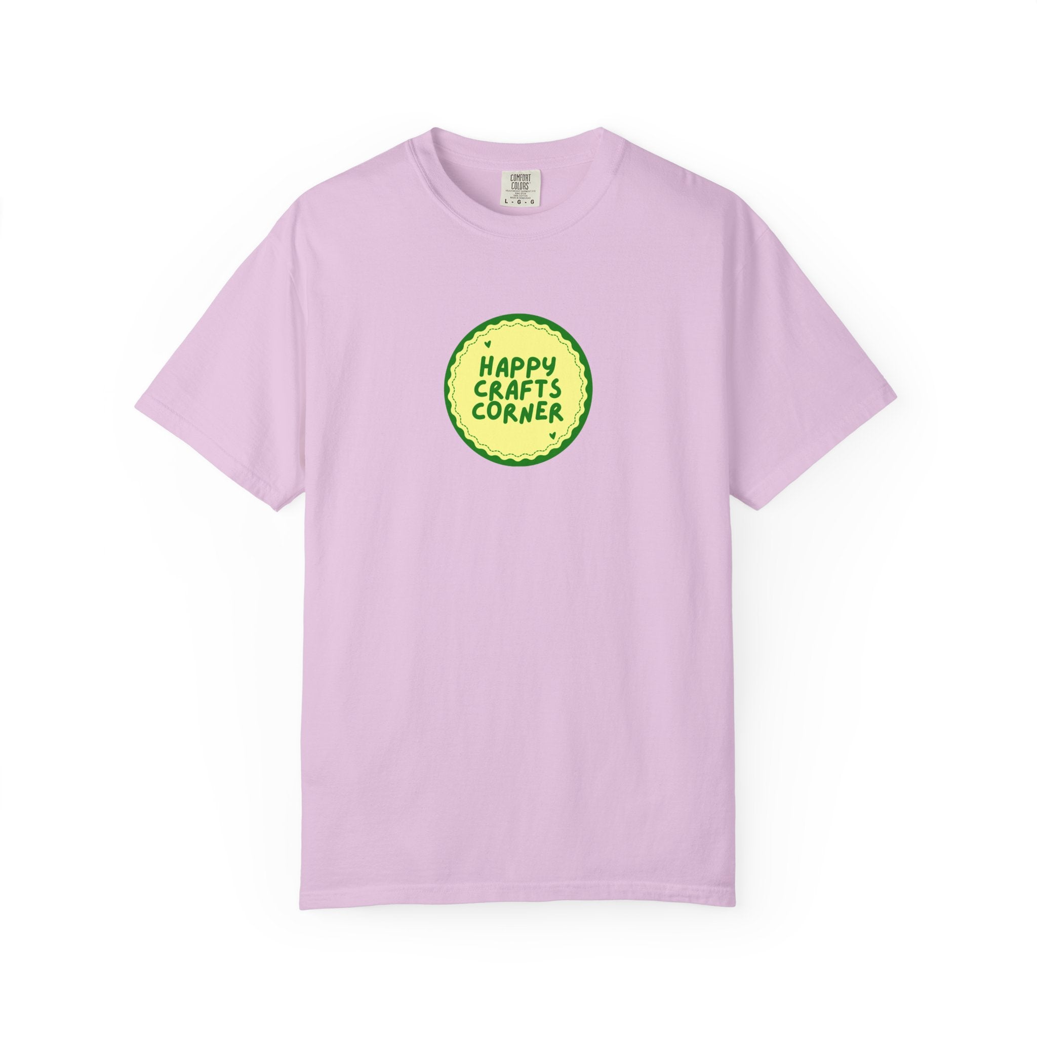 Happy Crafts Corner Casual Graphic T-Shirt Apparel