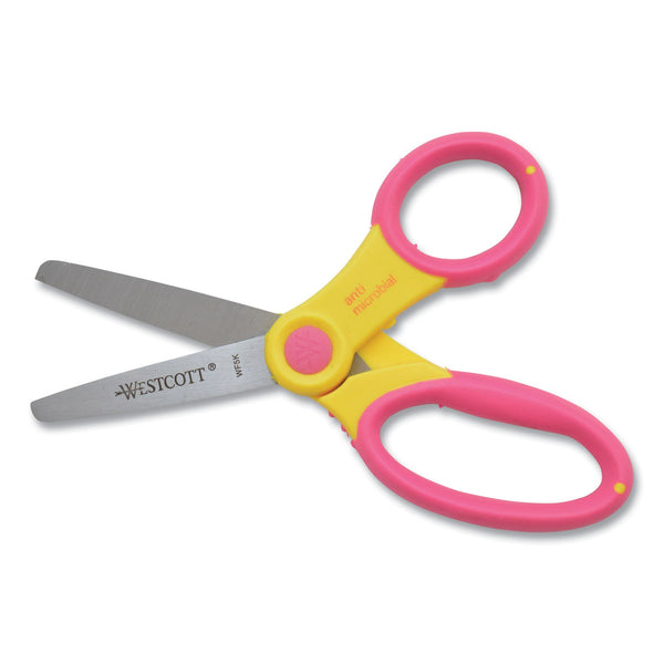 Westcott Ultra Soft Handle Antimicrobial Rounded Tip Scissors
