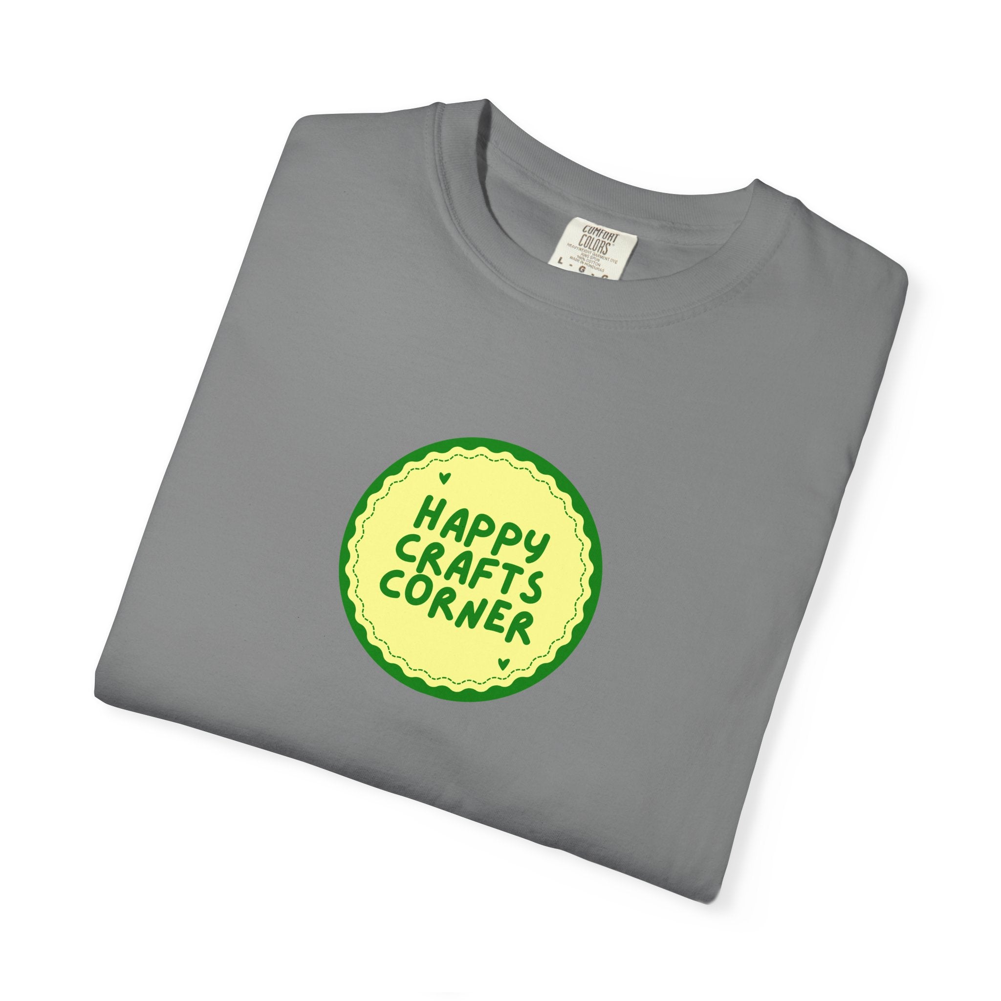 Happy Crafts Corner Casual Graphic T-Shirt Apparel