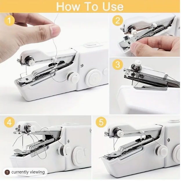 Portable Handheld Sewing Machine Quick Stitching Tool