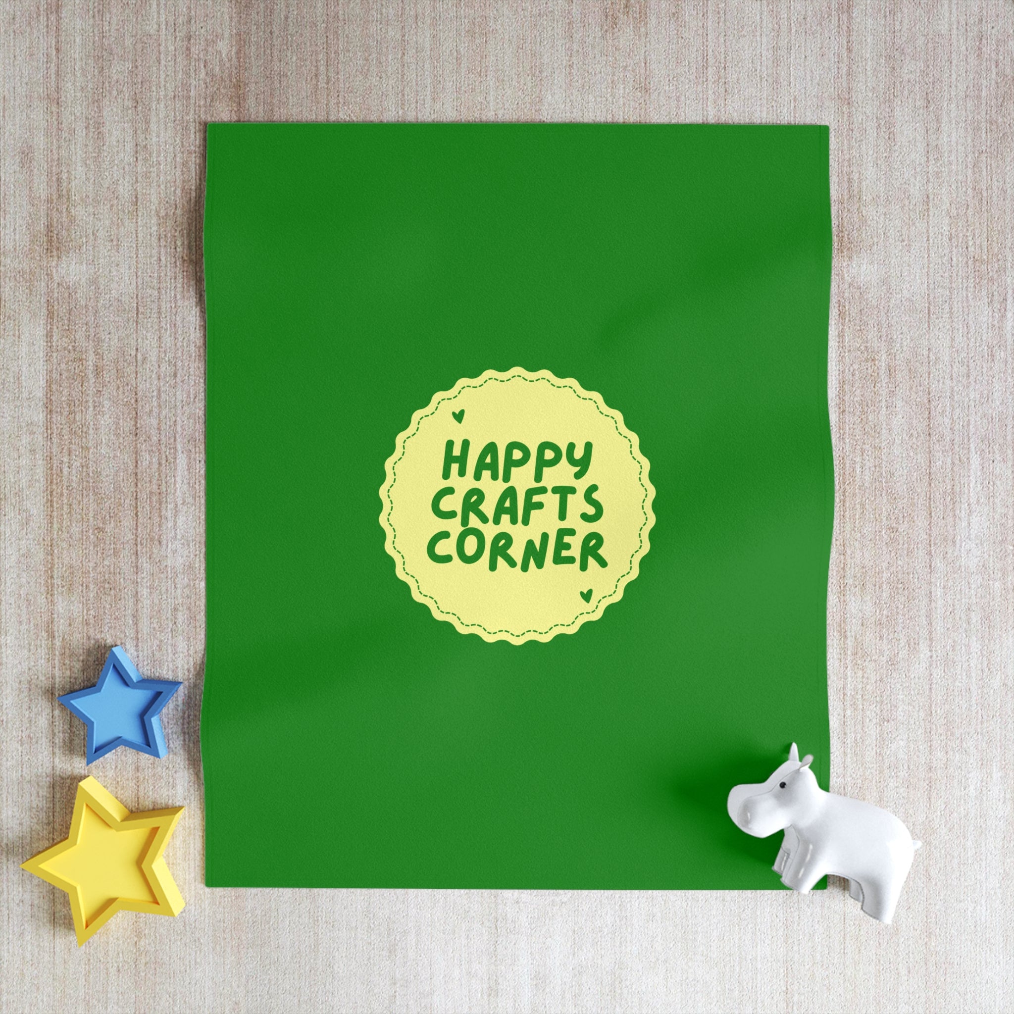 Happy Crafts Corner Cozy Throw Blanket Home Decor