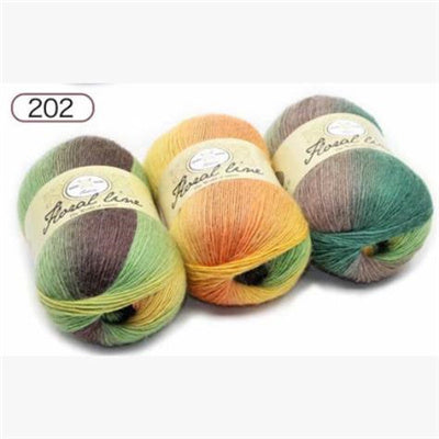 Rainbow Ball of Yarn for Knitting Crafts