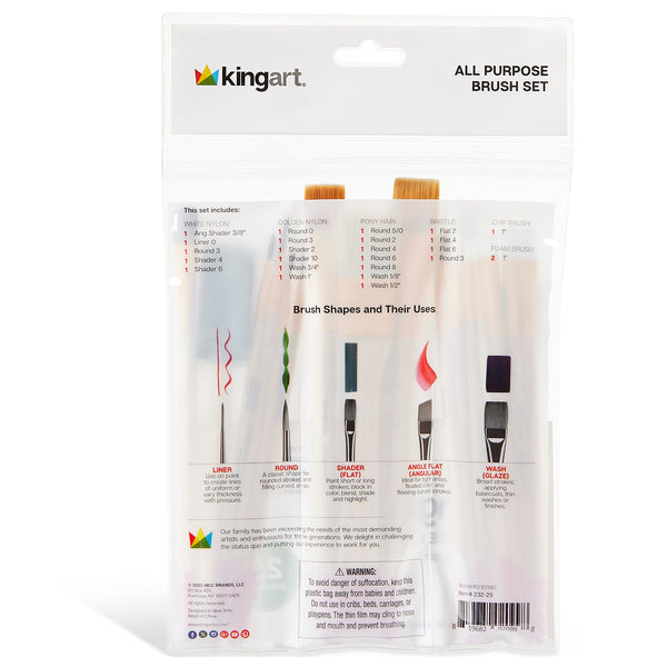 Studio Value Pack 25-Piece Art Brush Set