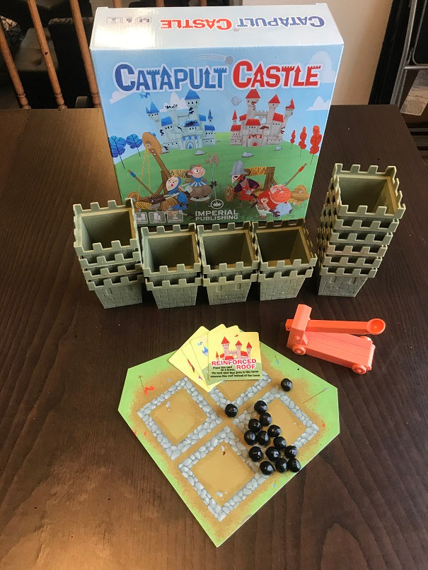 Catapult Castle Medieval Dexterity Game for 1-4 Players