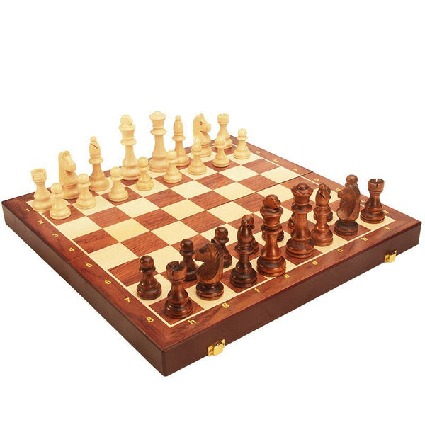 Magnetic Wooden Folding Chess Board Game Set