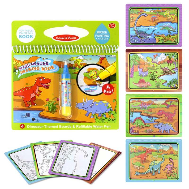 Magic Water Drawing Book with Reusable Doodle Board