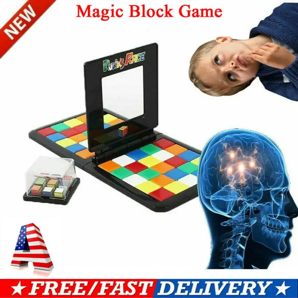 New Race Board Game Parent-Child Magic Cube Toy