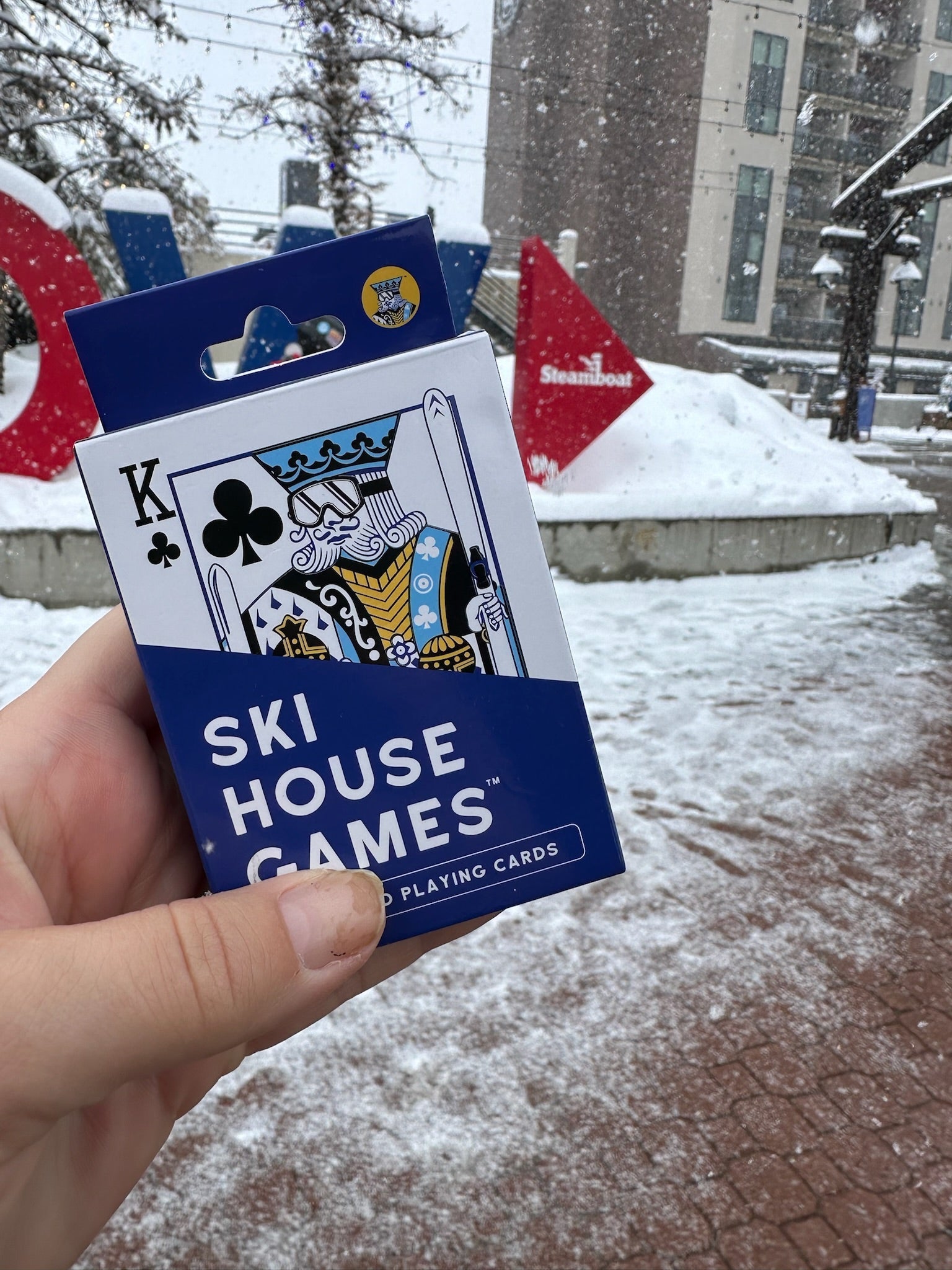 Ski House Games Card Deck for Family Fun