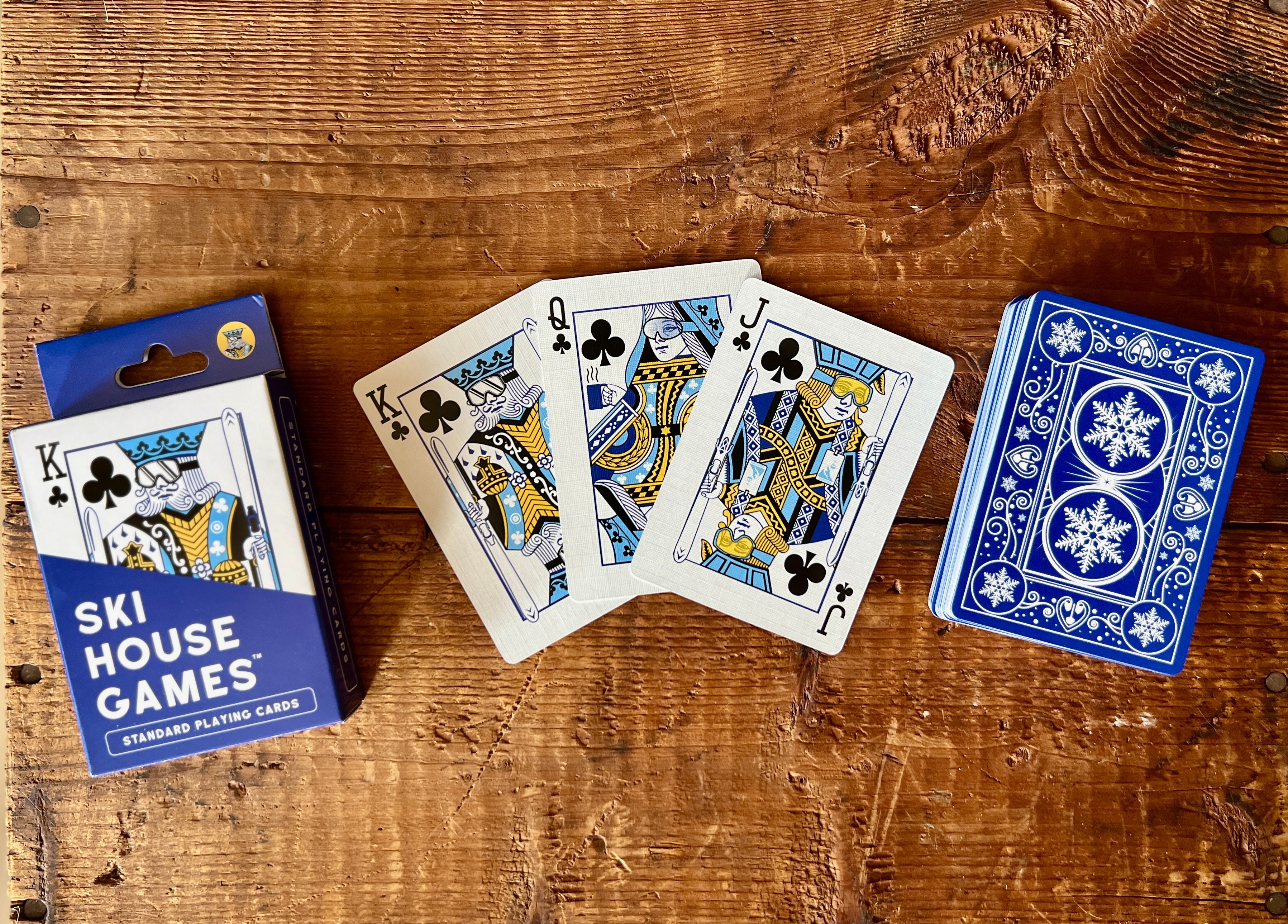 Ski House Games Card Deck for Family Fun