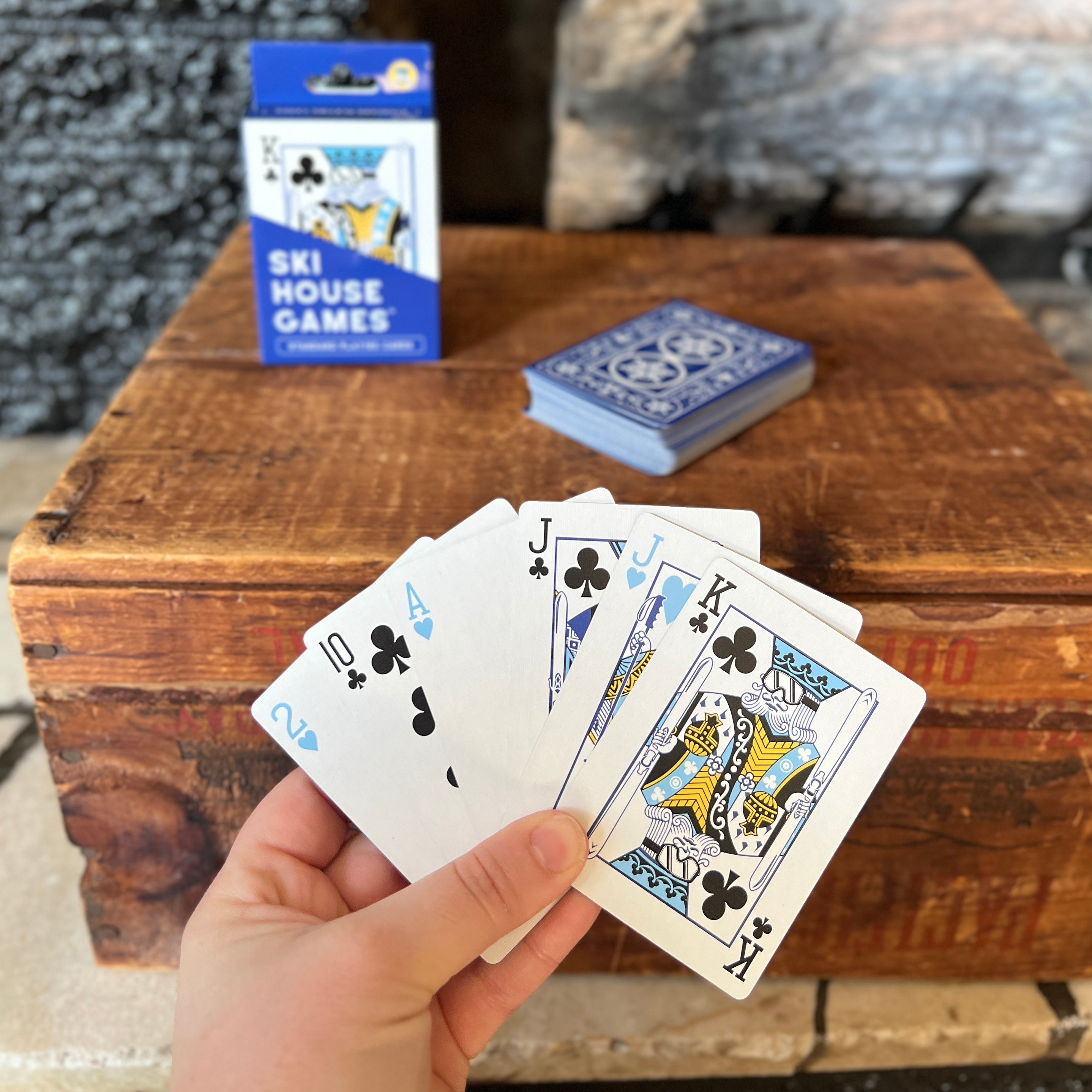 Ski House Games Card Deck for Family Fun