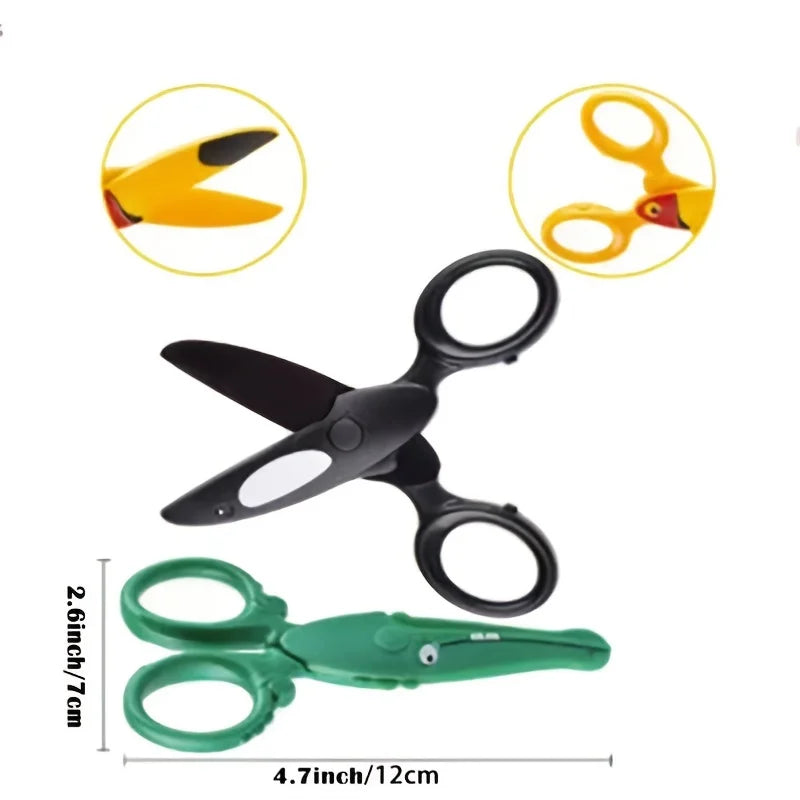 Preschool Training Scissors Child-Safe Craft Scissors for Kids