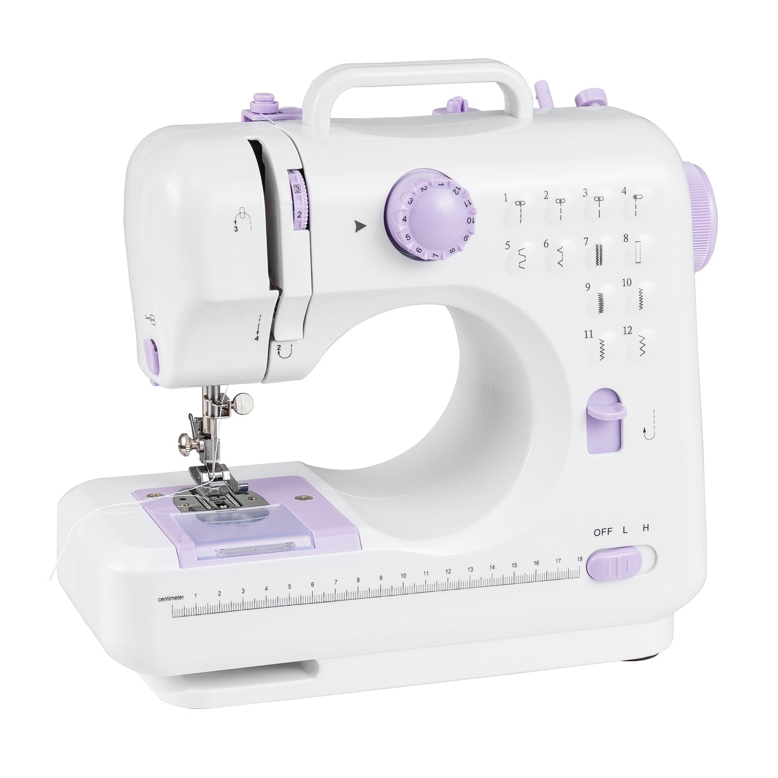 Mini Sewing Machine with 12 Built-In Stitches