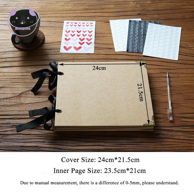 DIY Self-Adhesive Wedding Photo Scrapbook Album 20-Pages