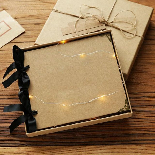 DIY Self-Adhesive Wedding Photo Scrapbook Album 20-Pages