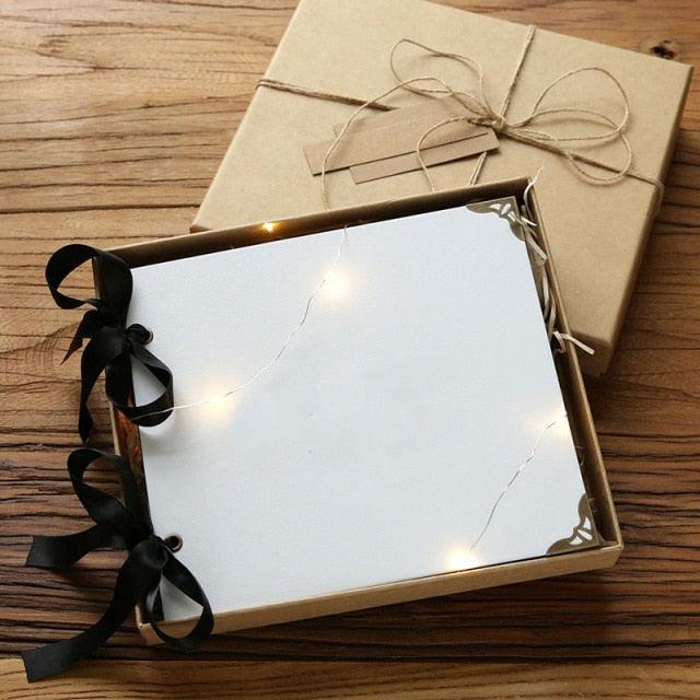DIY Self-Adhesive Wedding Photo Scrapbook Album 20-Pages