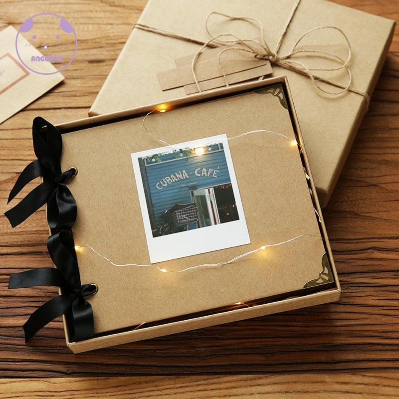 DIY Self-Adhesive Wedding Photo Scrapbook Album 20-Pages